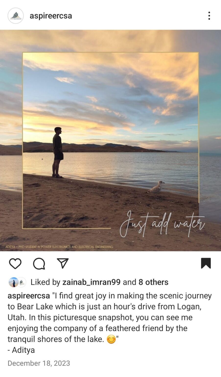 February 24 Aspire Student Update Aspire Research Center