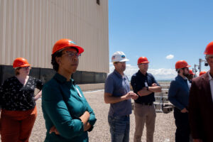 R6 Listening Tour on the overlook roof of the IPP building.