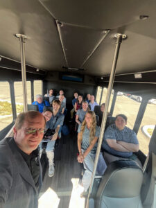 Group photo with ASPIRE students on the Industry & Innovation Trip spearheaded by Industry and Innovation Ecosystem Engagement Director Don Linford.