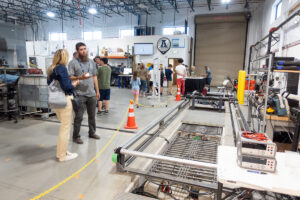 ASPIRE student explains dynamic wireless power transfer that enable in-motion charging.