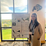 Gaia Cervini presenting her research at the ASPIRE Annual Meeting at the University of Colorado Boulder.