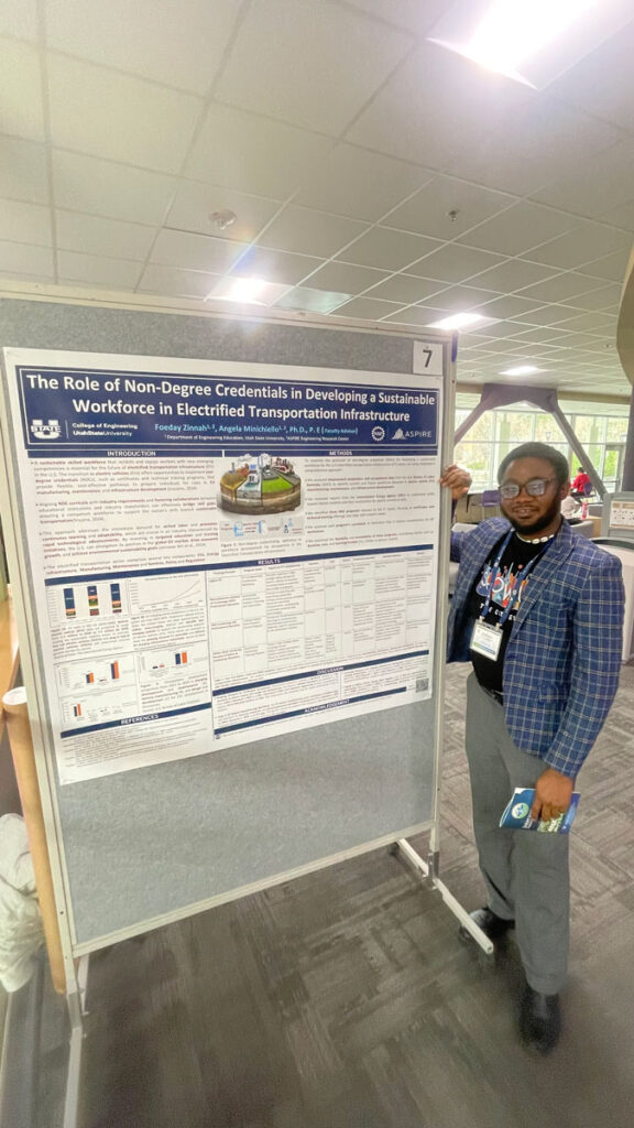 Zinnah presents his research at the 2025 ASEE Annual Conference & Exposition in Montreal, Quebec, Canada.