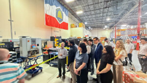 ASPIRE Student Cohort trip touring Pii and learning about their testing area.