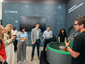 ASPIRE Student Cohort trip touring Torus.